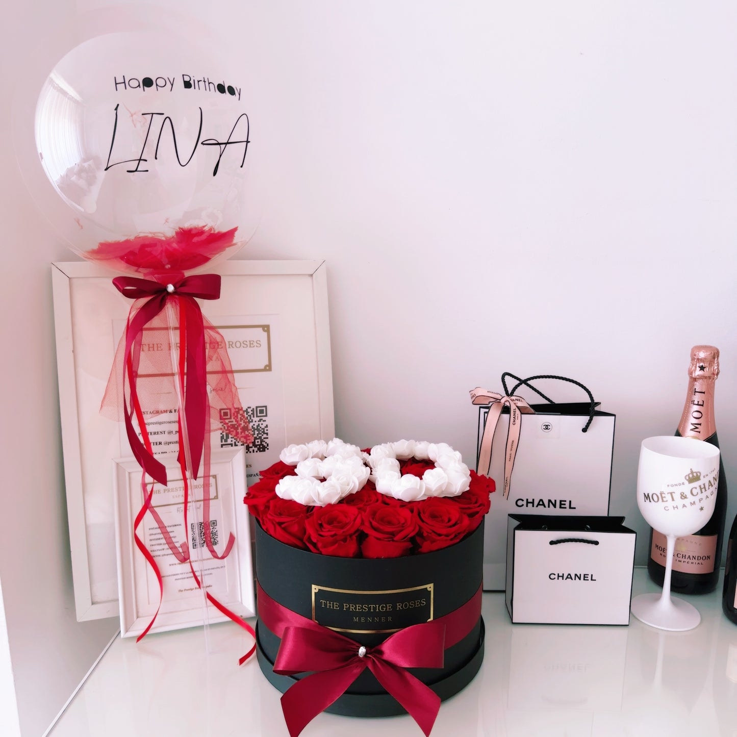 Colección Rosas Preservadas Eternas Personalizada Verano