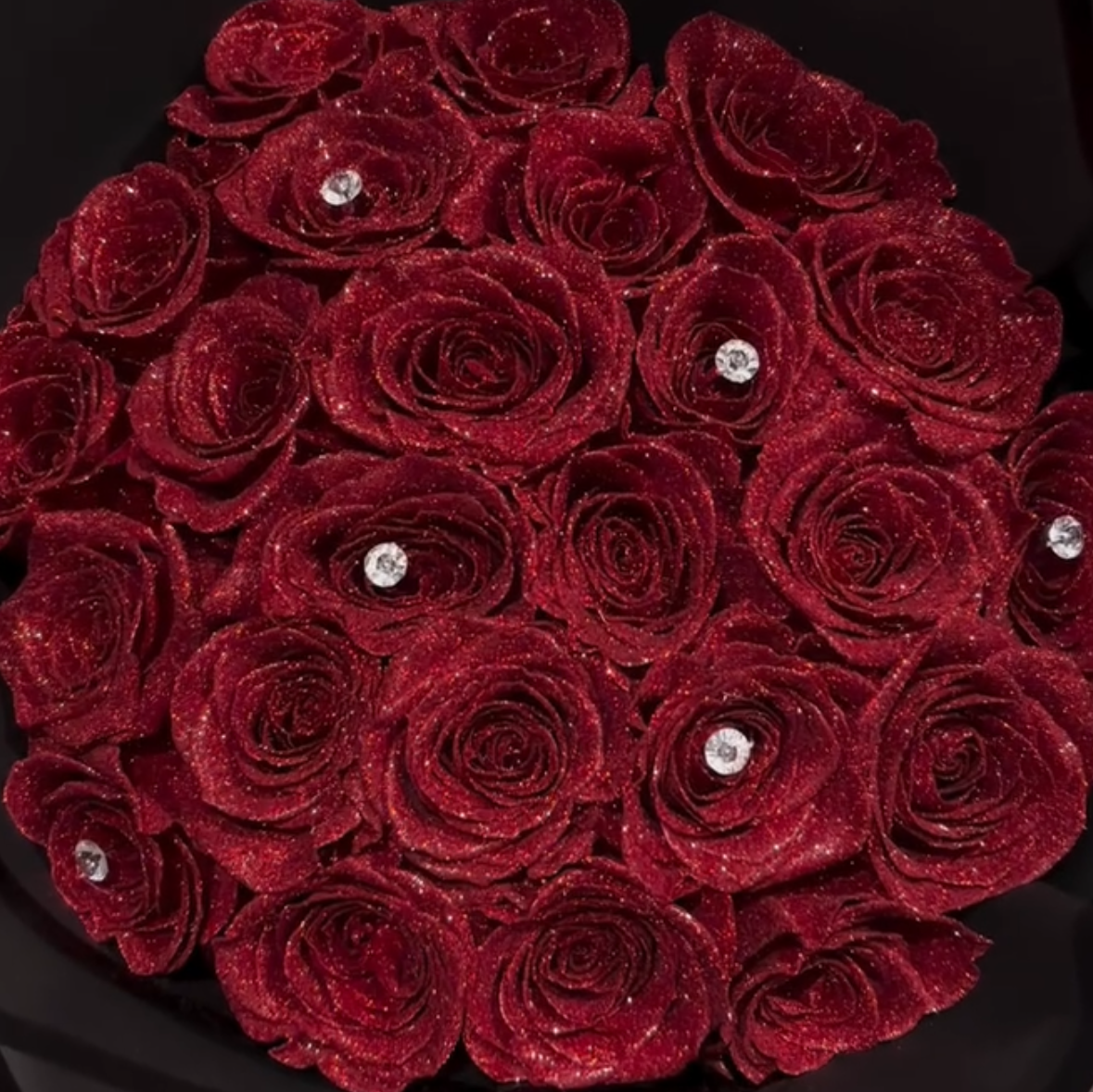 Ramo de Rosas Brillantes con Entrega en Madrid a domicilio