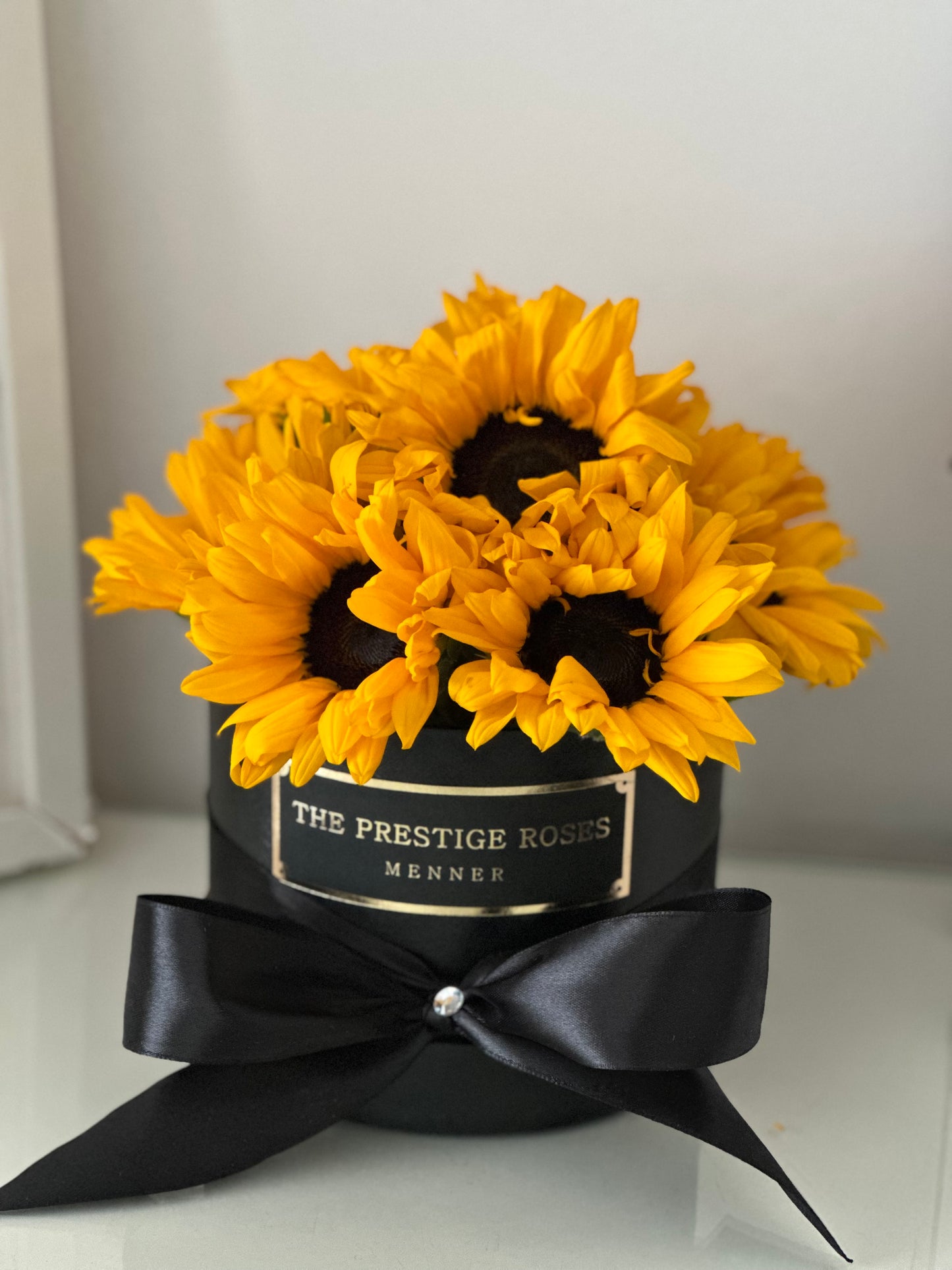 Caja de Girasoles Frescas - Brillo y Alegria en Cada Flor