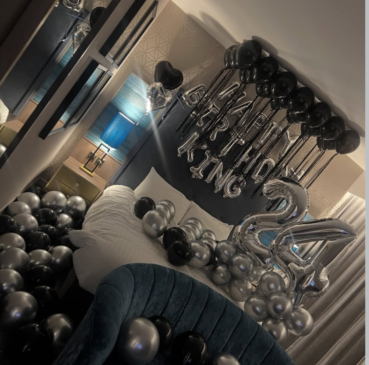Decoración Romántica y de Cumpleaños en Hoteles – Sorpresas VIP con Globos y Pétalos | The Prestige Roses