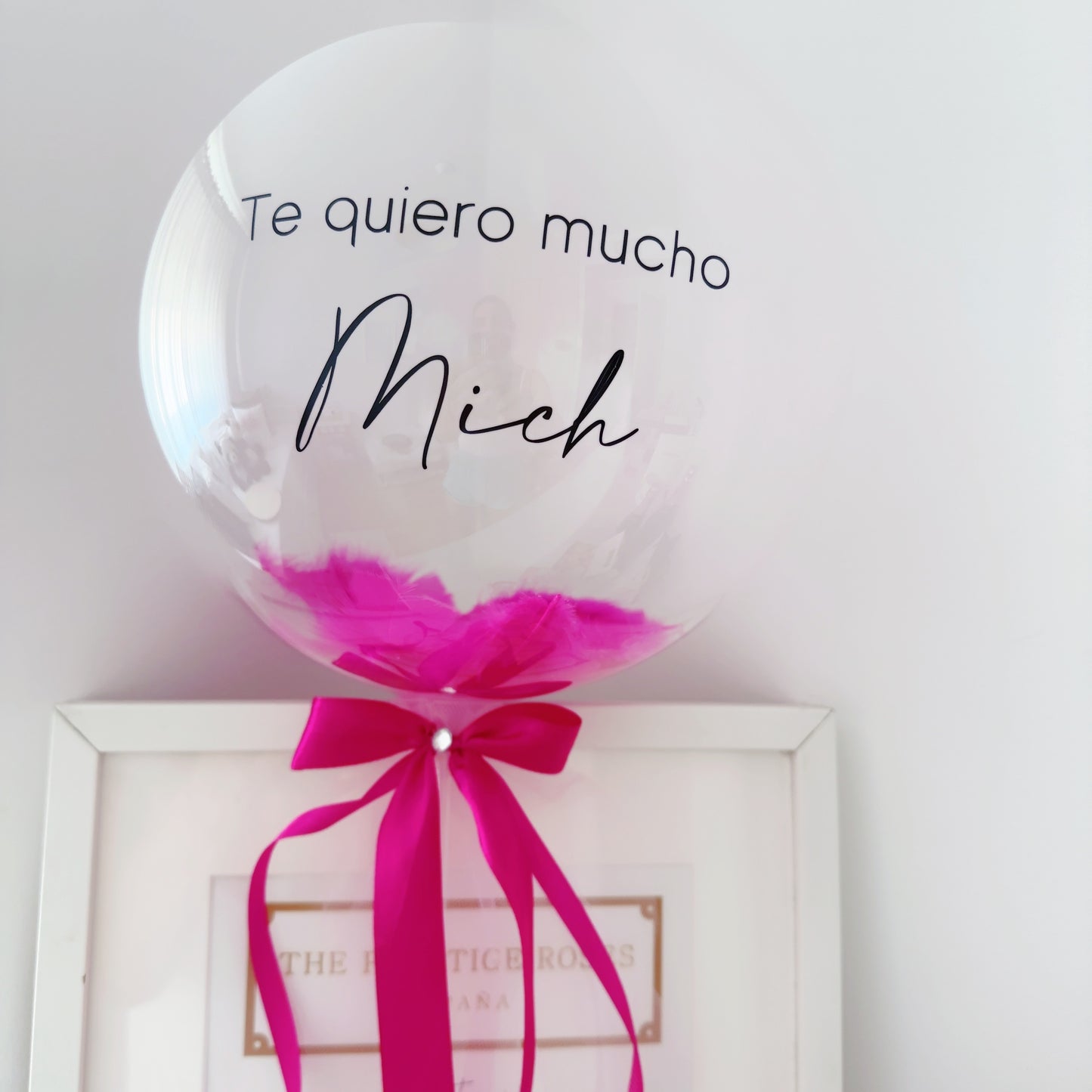 Globo Personalizado y Embalaje Decorativo para flores - Regalo Elegante y Exclusivo