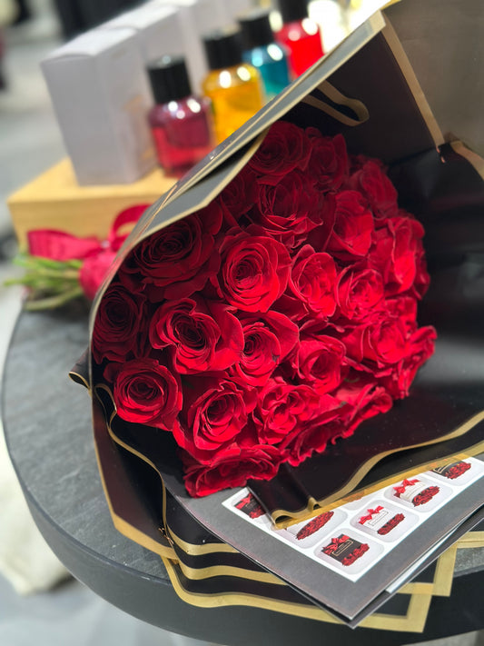 Ramo de 25 Rosas Frescas