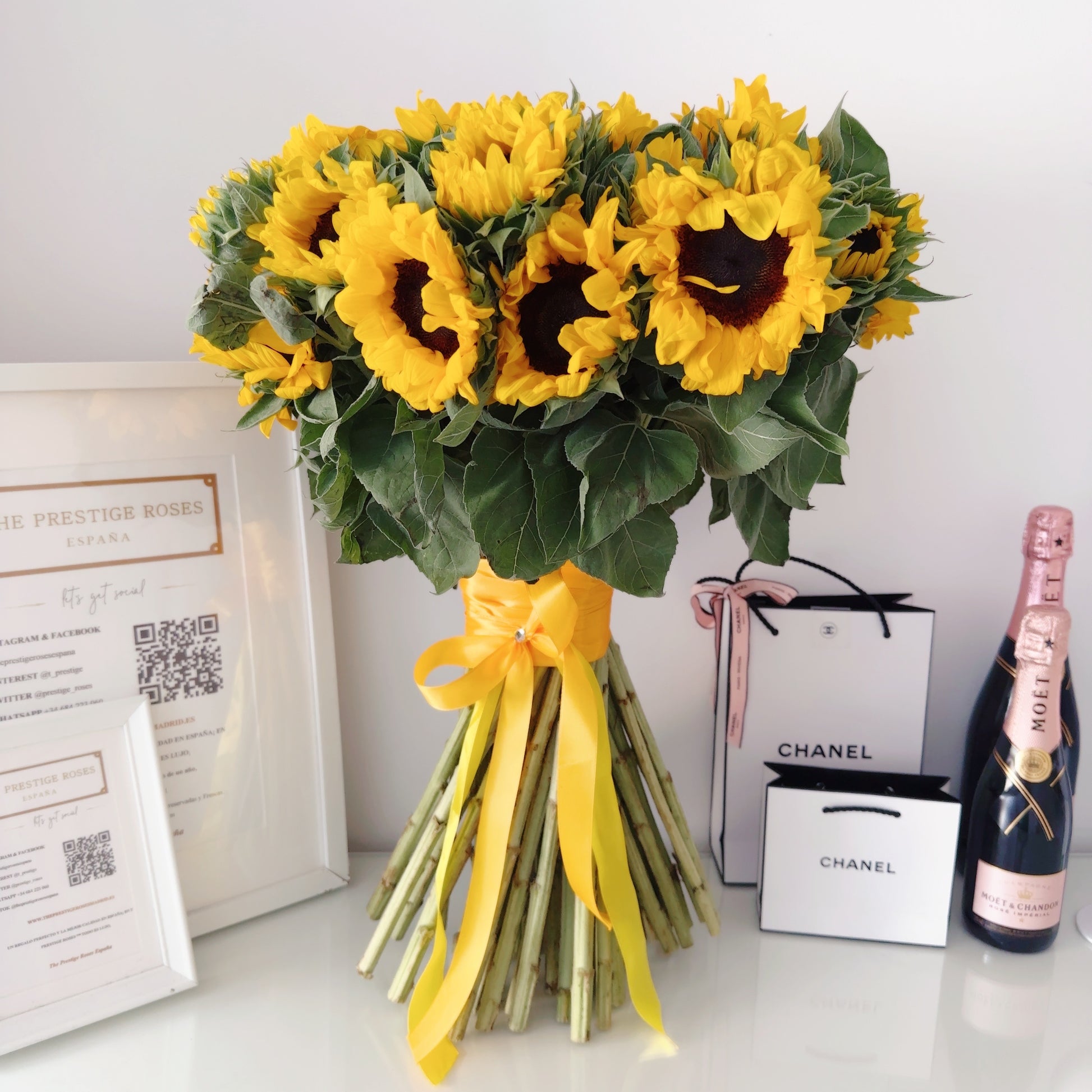 ramo grande de girasoles a domicilio en madrid