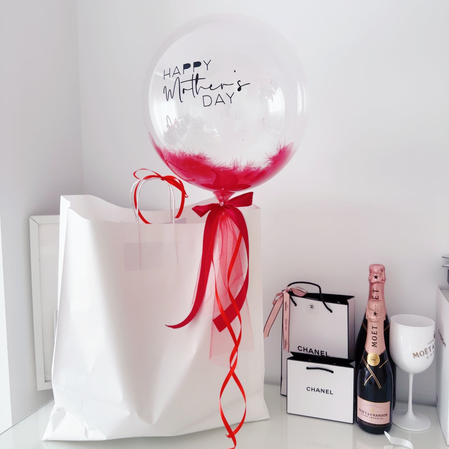 Globo Personalizado y Embalaje Decorativo para flores - Regalo Elegante y Exclusivo