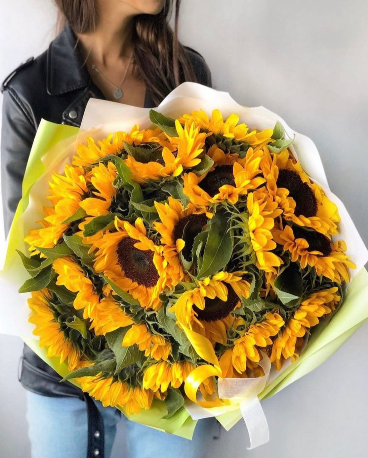 Ramo de girasoles naturales para cumpleaños y aniversarios
