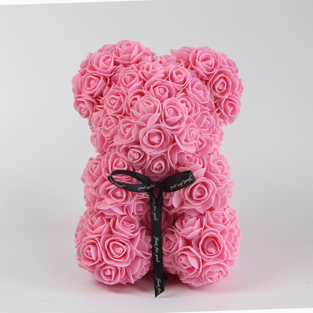 Oso de Rosas pequeño Rosa - The Prestige Roses - The Prestige Roses Madrid