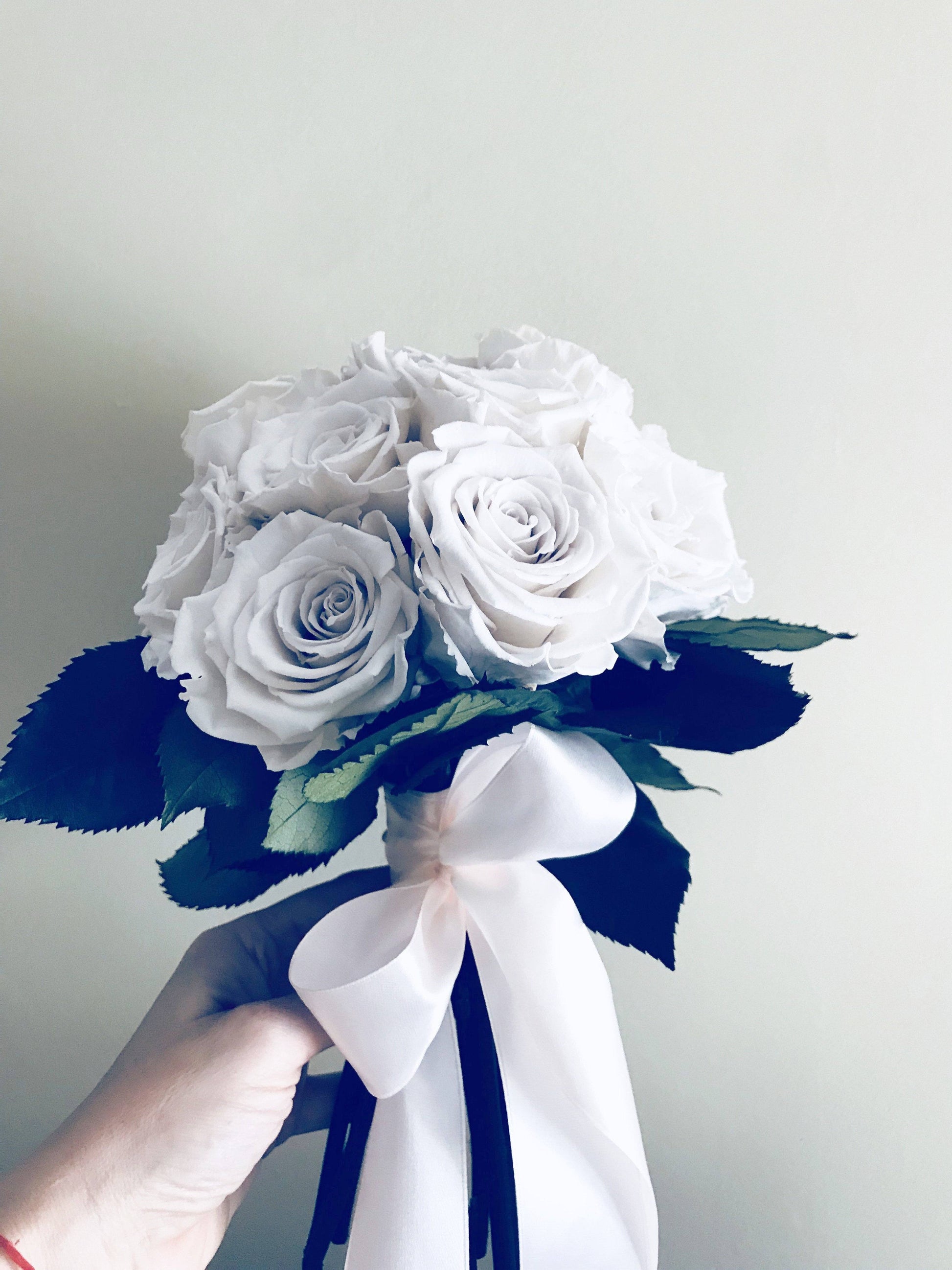 Ramo de novia de flores preservadas - The Prestige Roses Espana - The Prestige Roses Madrid