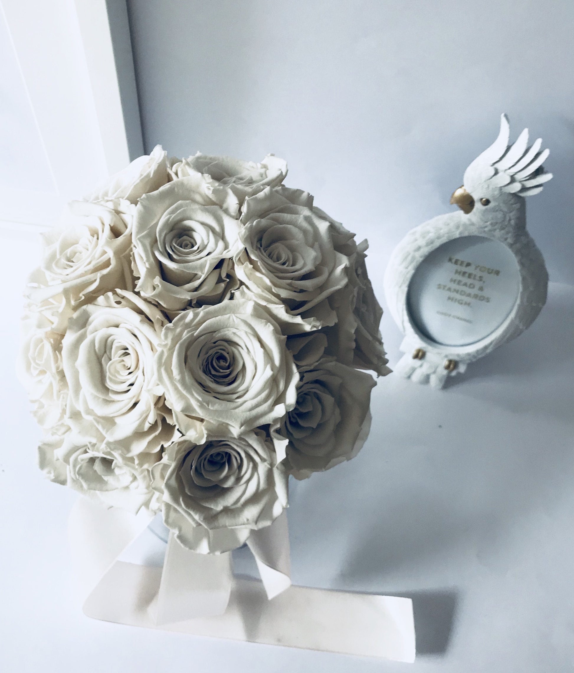 Ramo de novia de flores preservadas - The Prestige Roses Espana - The Prestige Roses Madrid