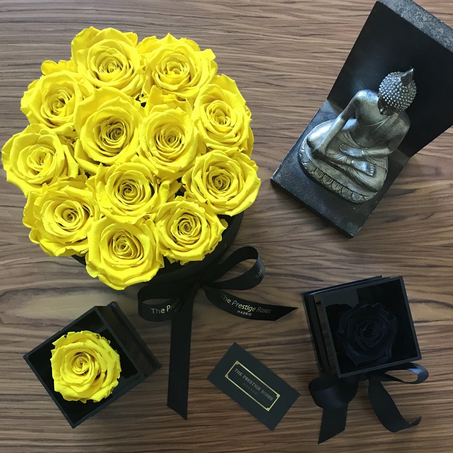 Rosas Amarillas Preservadas - The Prestige Roses Madrid