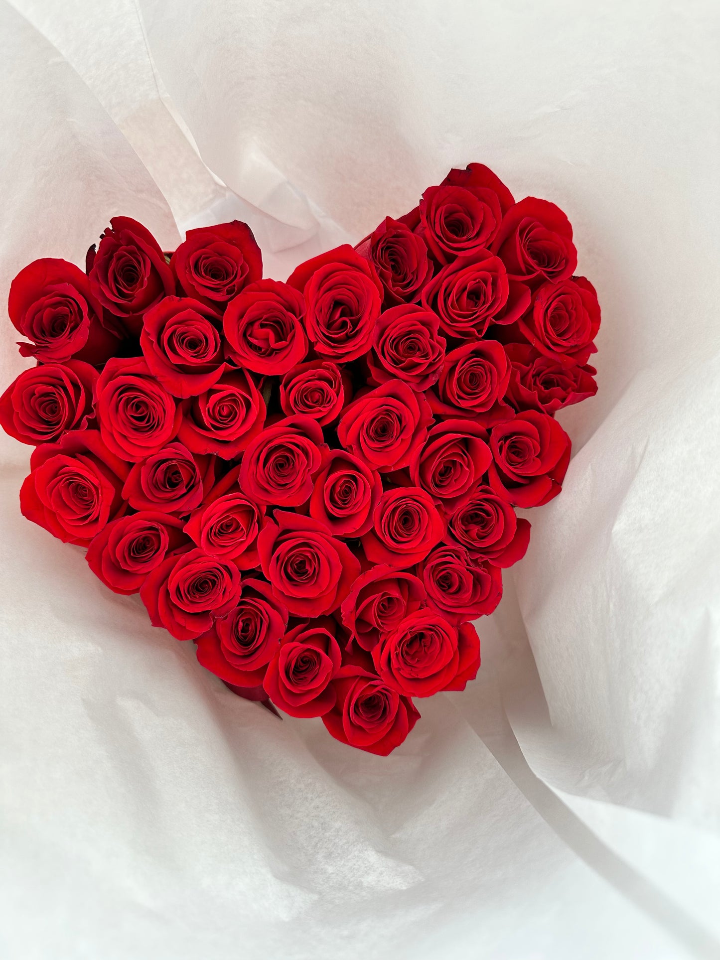 Caja Rojo Corazon de Rosas Eternas | The Prestige Roses - The Prestige Roses Madrid