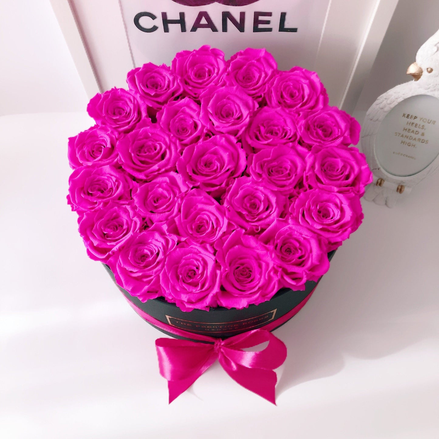 Rosas Fucsia Preservadas - The Prestige Roses Madrid