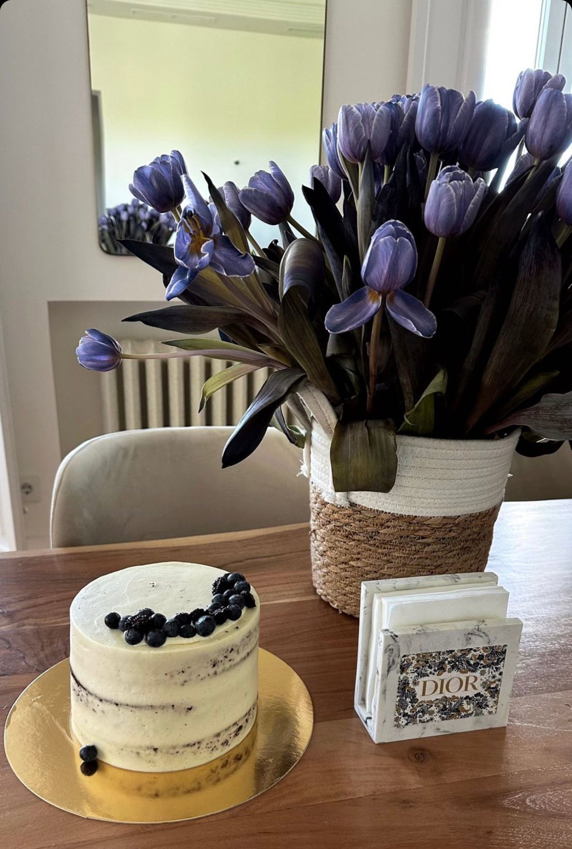 Ramo de Tulipanes Frescas Azules