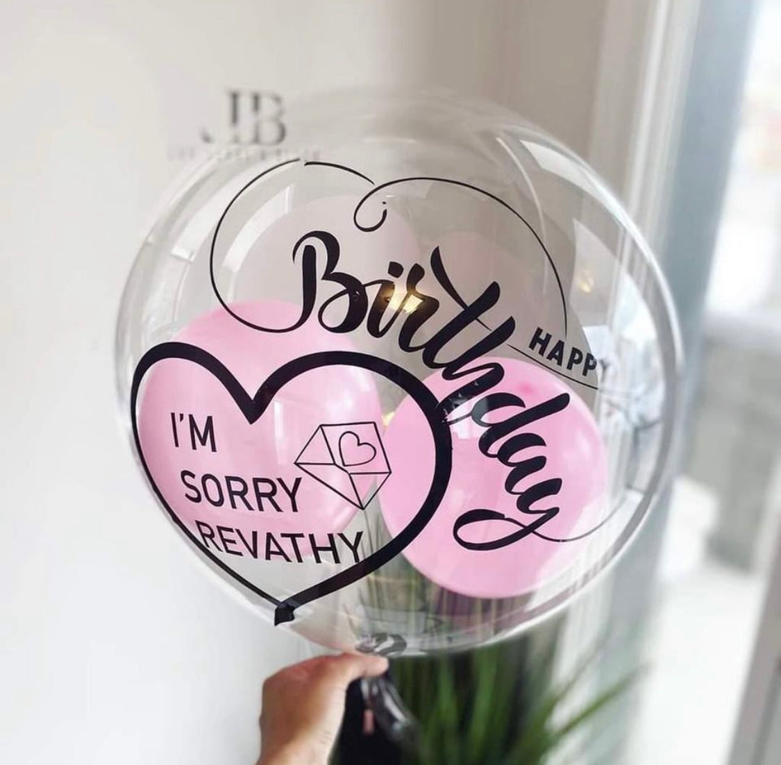 Bobo Globo personalizado - The Prestige Roses