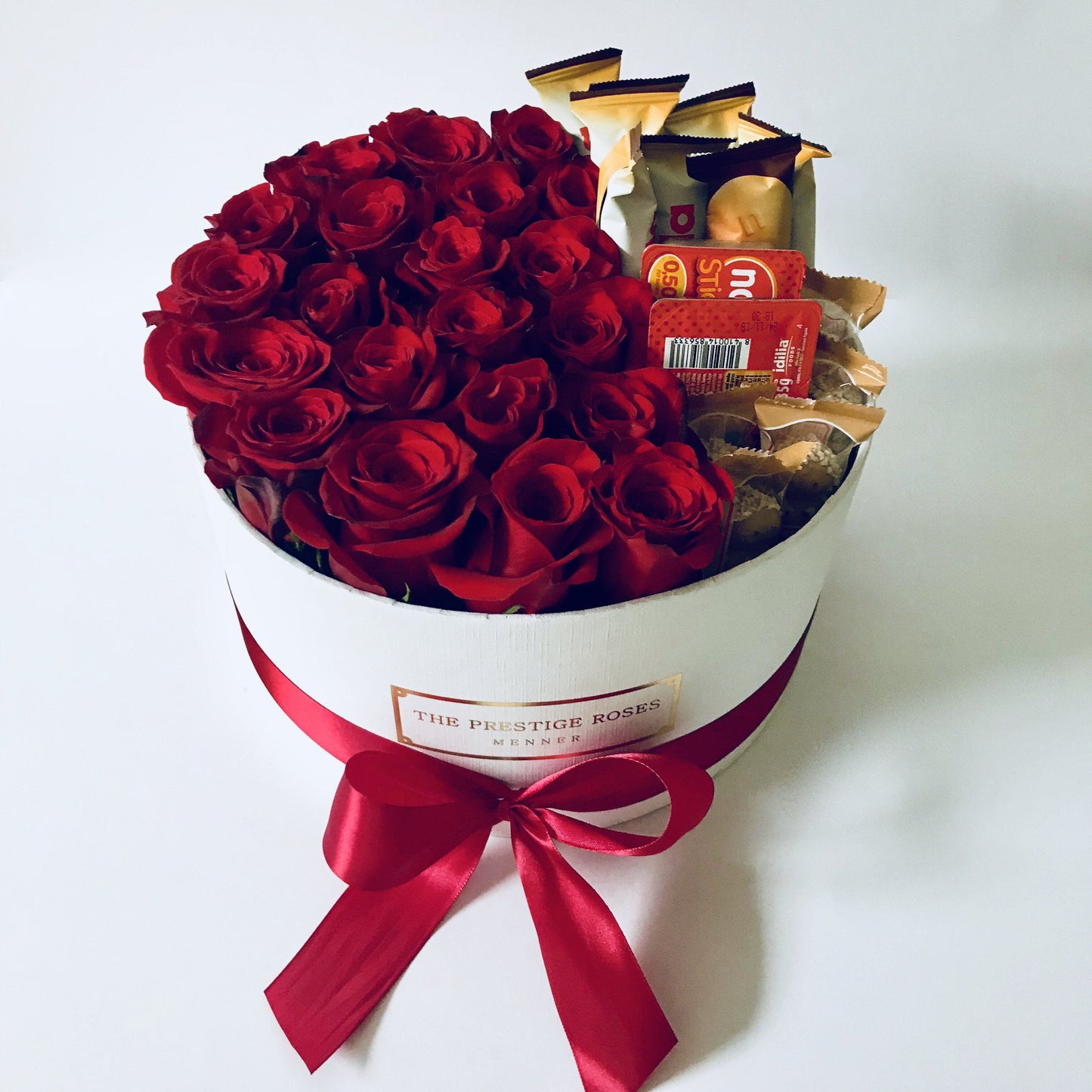 Colección Rosas con Chocolate - La Mejor Colección de Rosas Frescas con Chocolate - The Prestige Roses Madrid