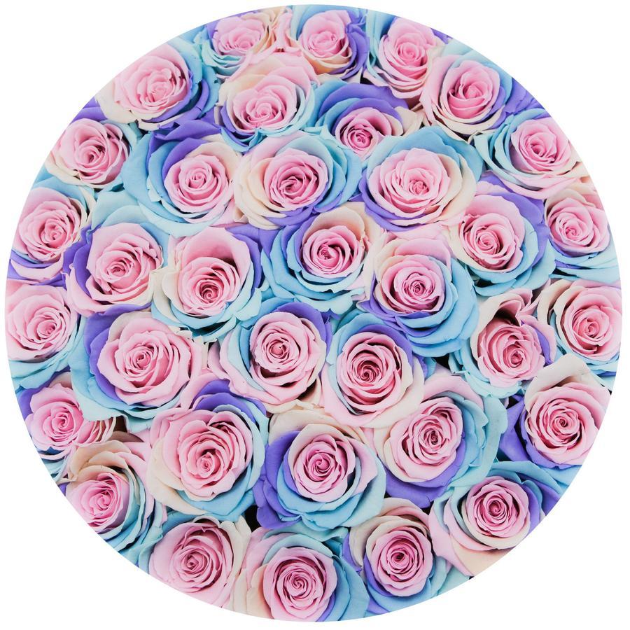 Rosas Arcoíris Preservadas - The Prestige Roses Madrid