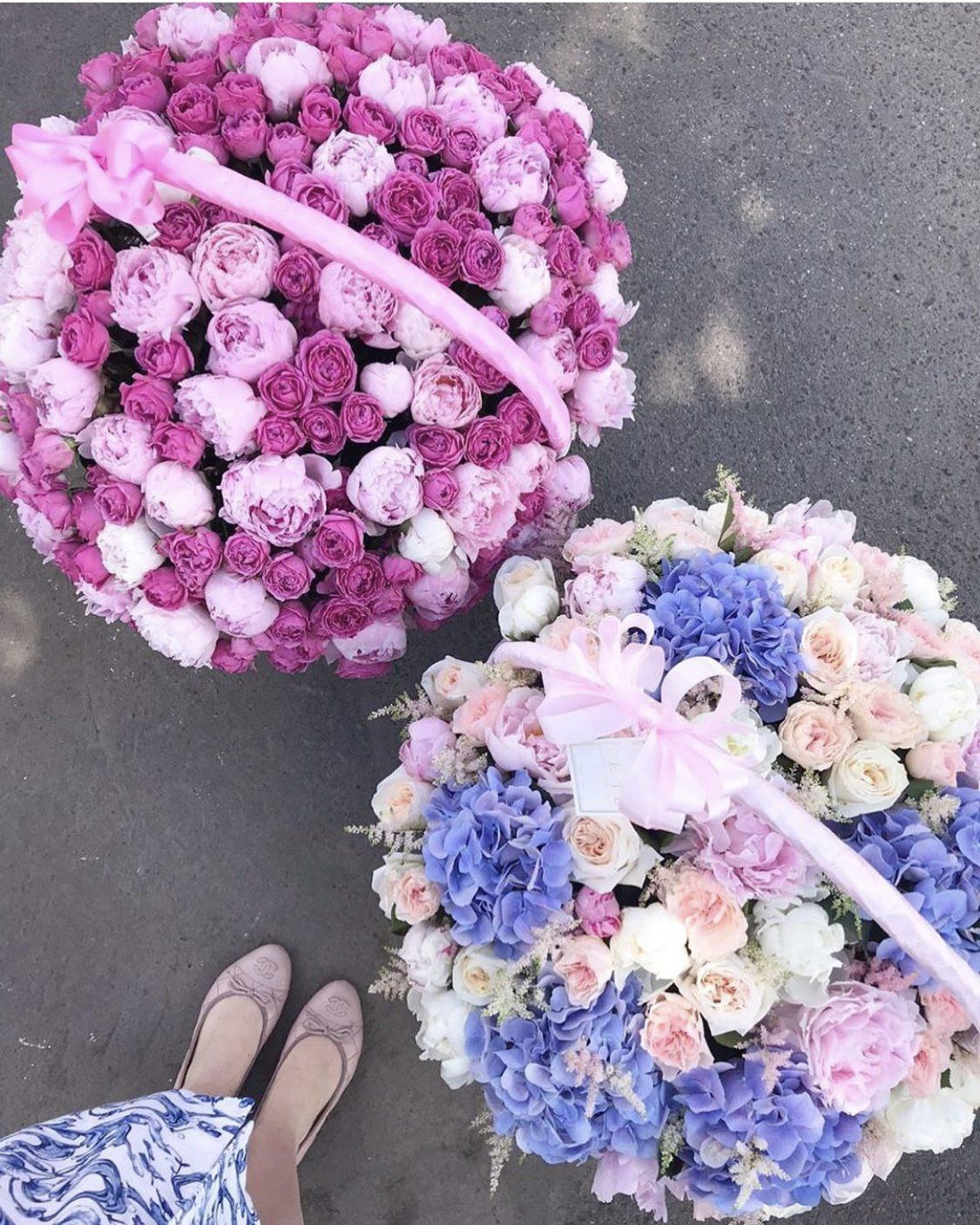 cestas de flores frescas Madrid