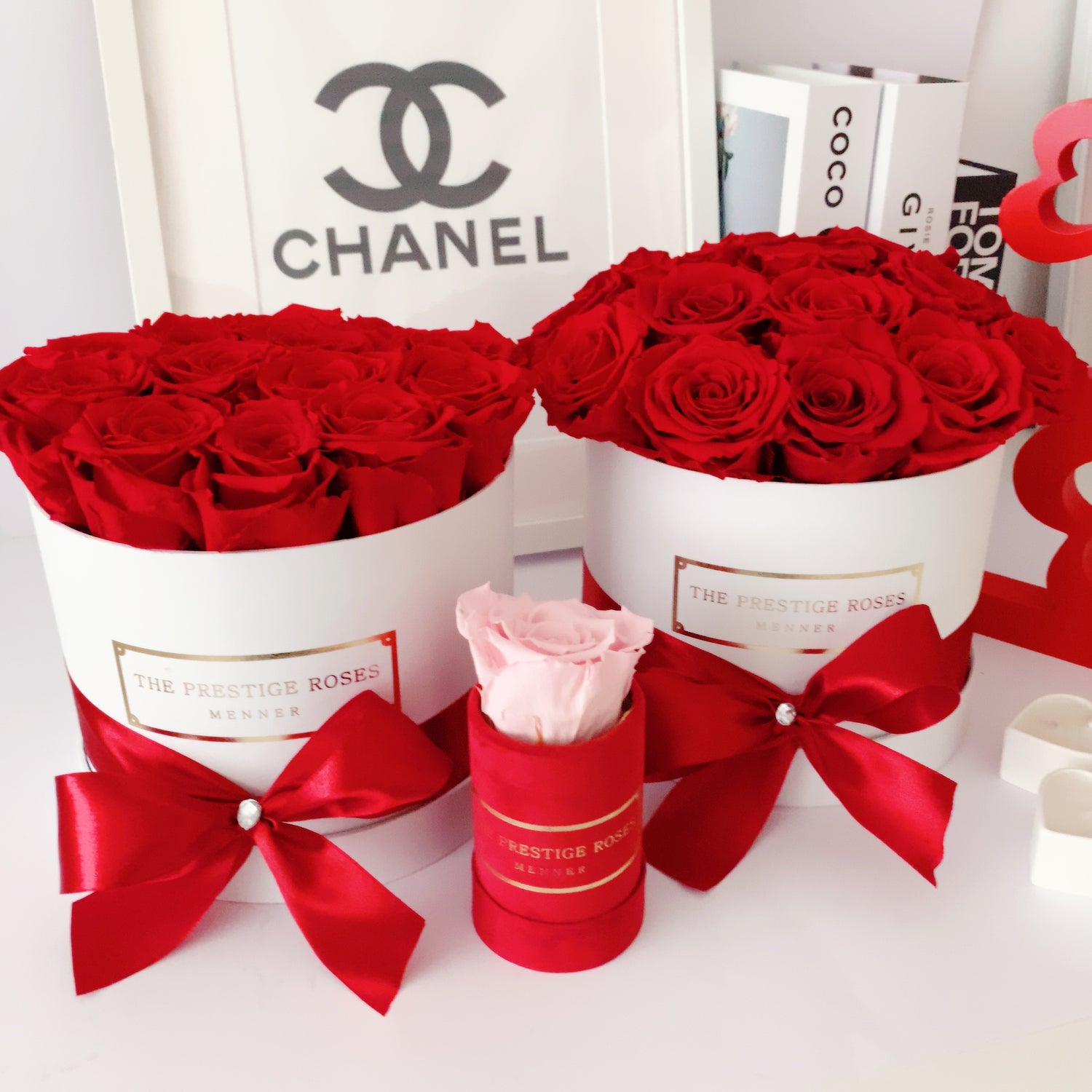 Caja Redonda The Prestige Roses