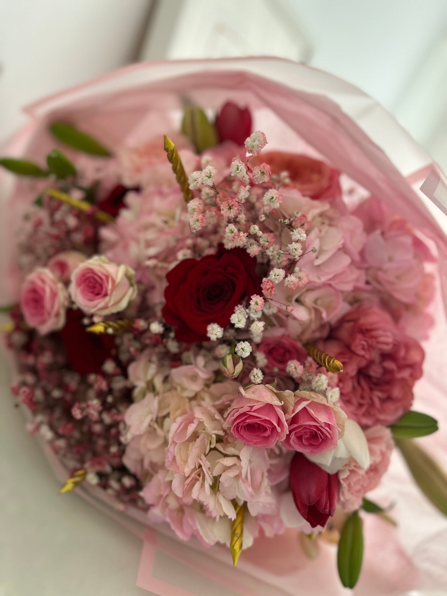 Bouquet Feliz Cumpleaños con Velas de Deseo