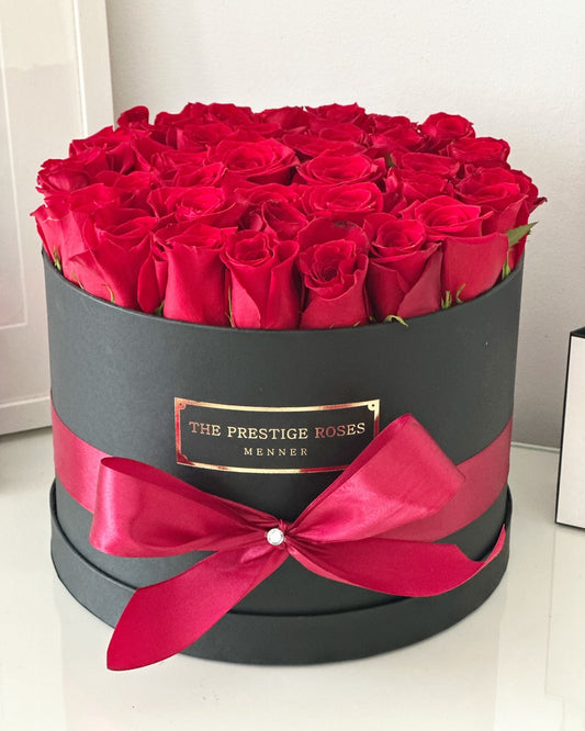 Colección Rosas Frescas  - Caja Grande Cilindro