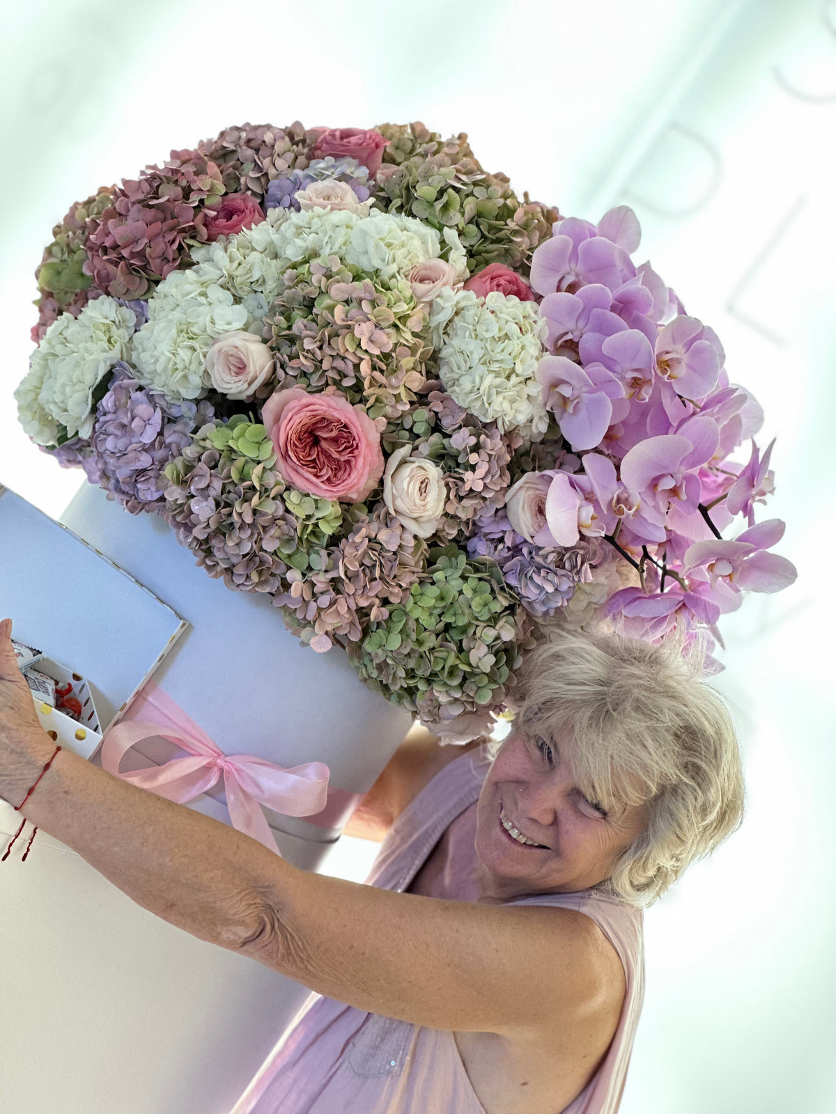 La Vie en Rose – Luxury Hydrangea Flower Box