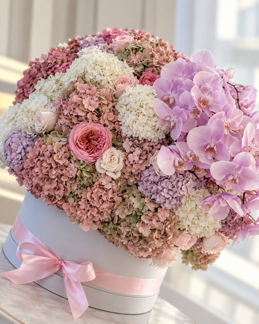 La Vie en Rose – Luxury Hydrangea Flower Box