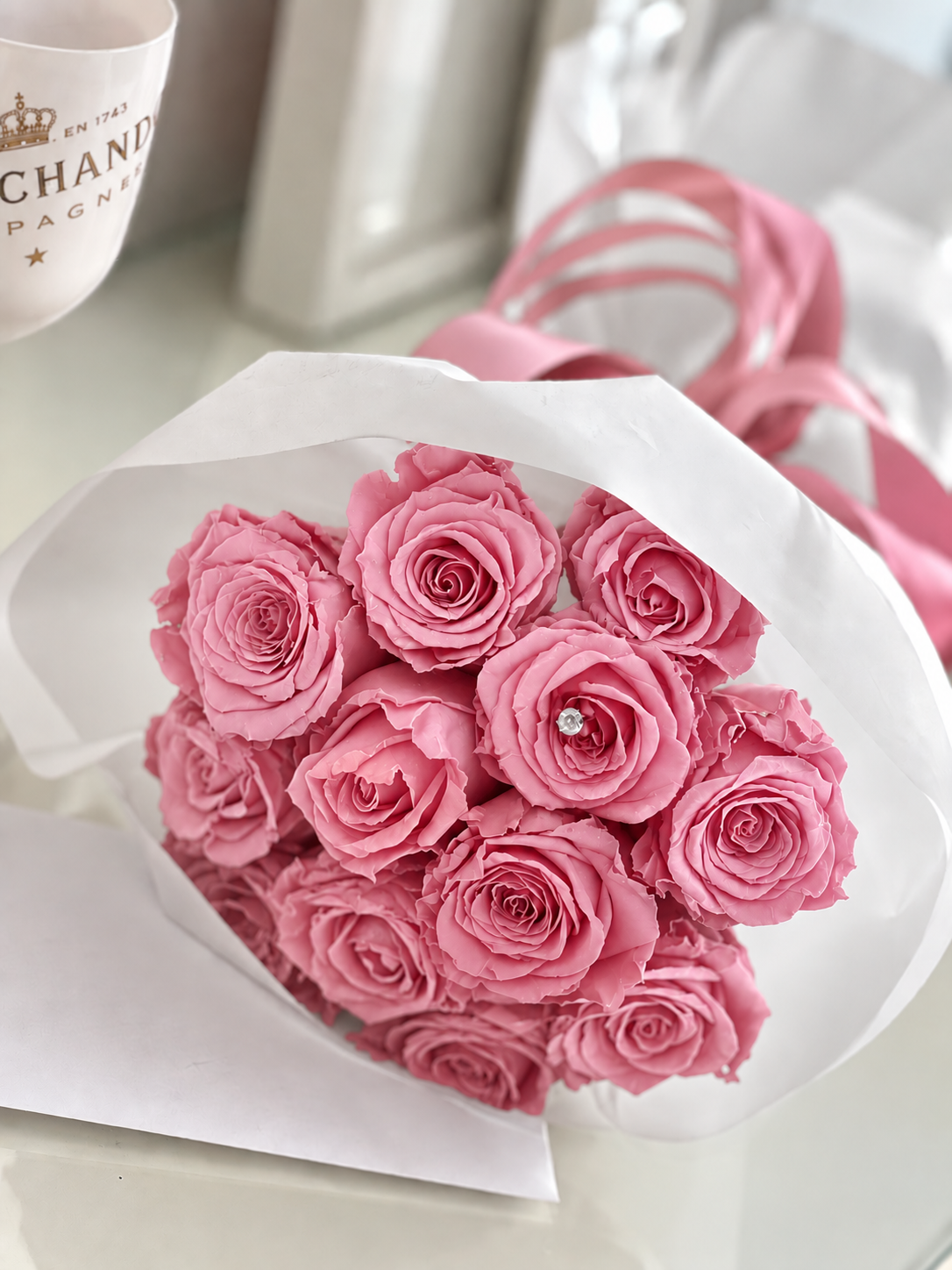 ETERNITÉ Ramo de Rosas Preservadas
