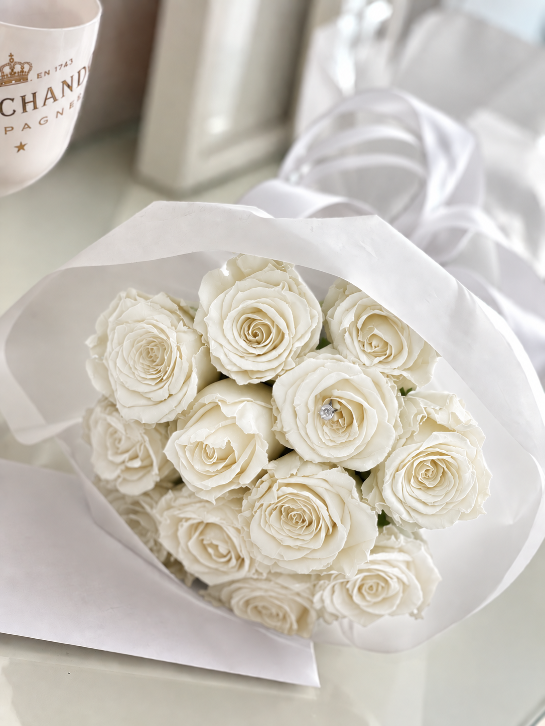 ETERNITÉ Ramo de Rosas Preservadas
