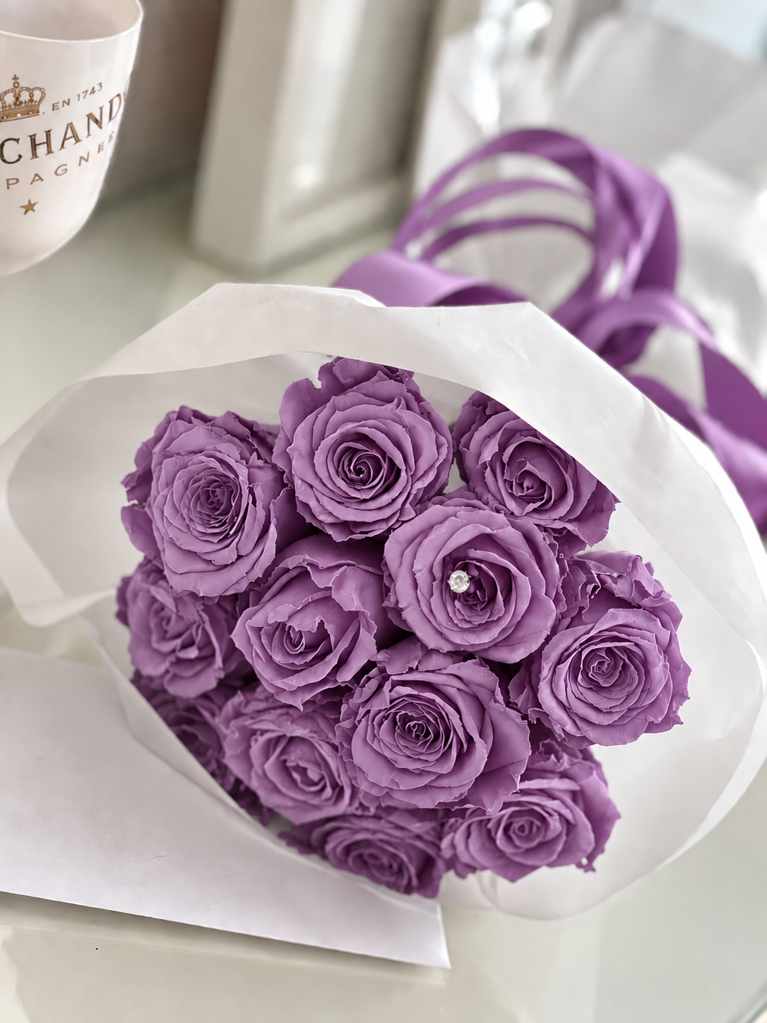 ETERNITÉ Ramo de Rosas Preservadas
