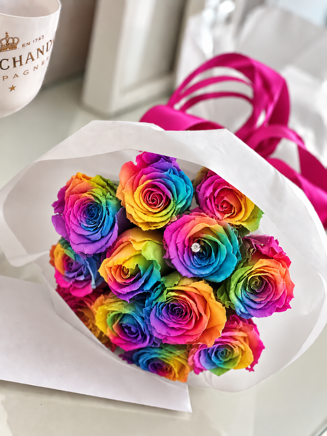 ETERNITÉ Ramo de Rosas Preservadas