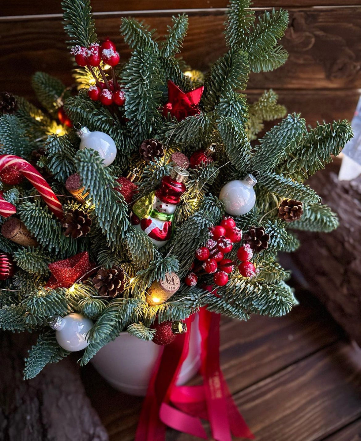 Colección Navidad - Rosas Preservadas para Navidad