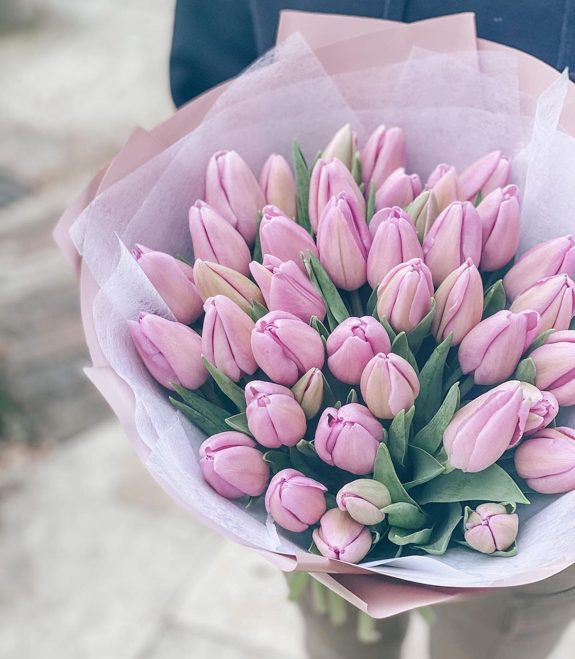 Ramo de tulipanes naturales con entrega a domicilio en Madrid