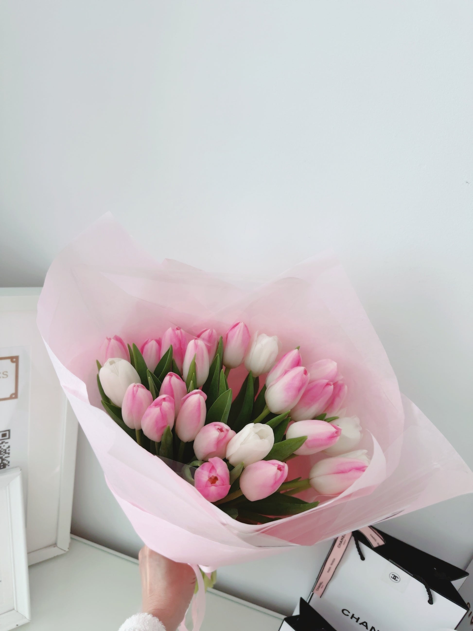 Tulipanes frescos de floristería exclusiva en Madrid