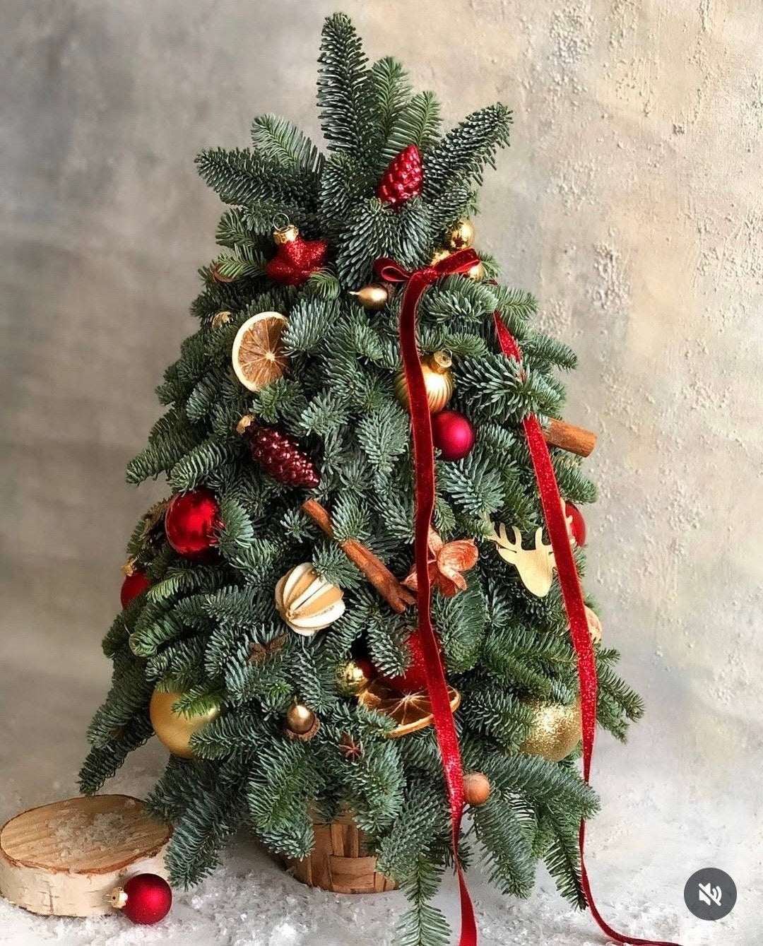 Árbol de Navidad artesanal ideal como regalo navideño elegante