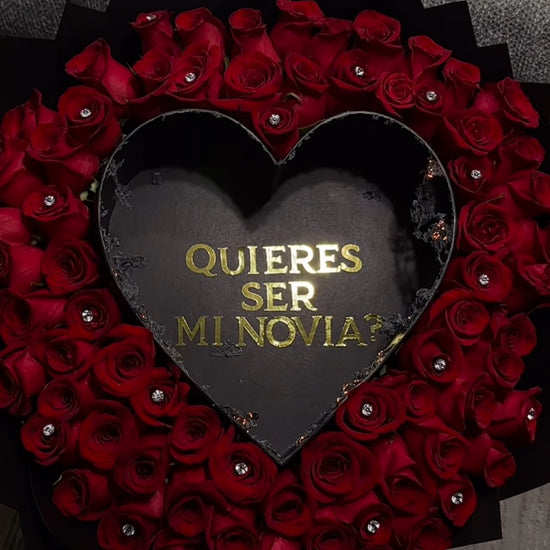 ramo de rosas rojas a domicilio en madrid con mensaje oculto burn bouquet