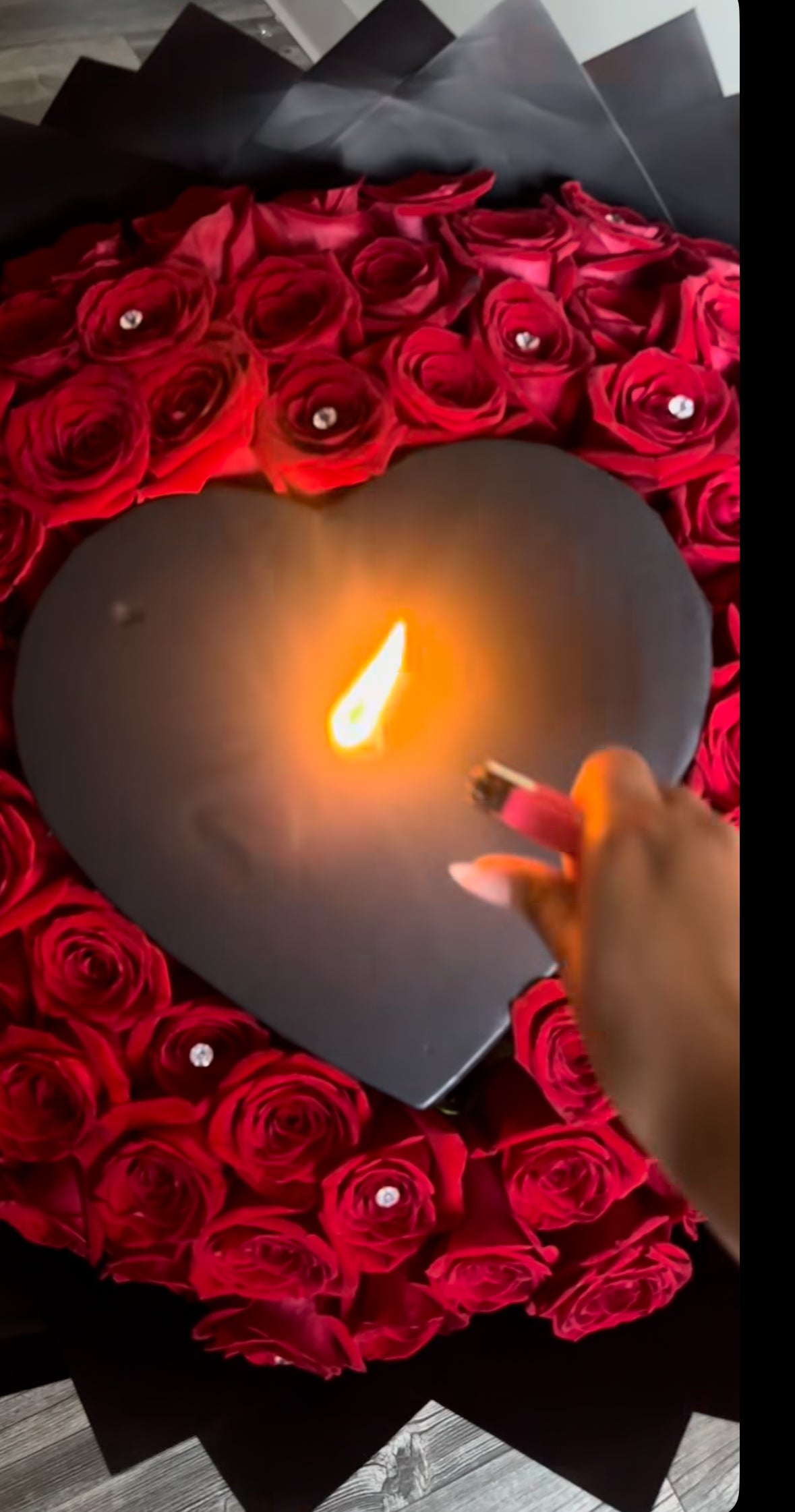 ramo personalizado con rosas frescas mensaje sorpresa madrid