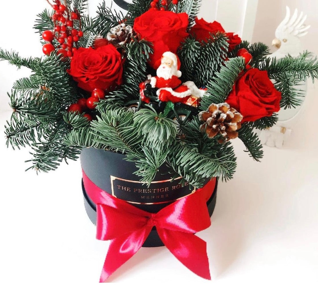 Coleccion Navidad - La Mejor Colección de Rosas Rojas Preservadas para Navidad