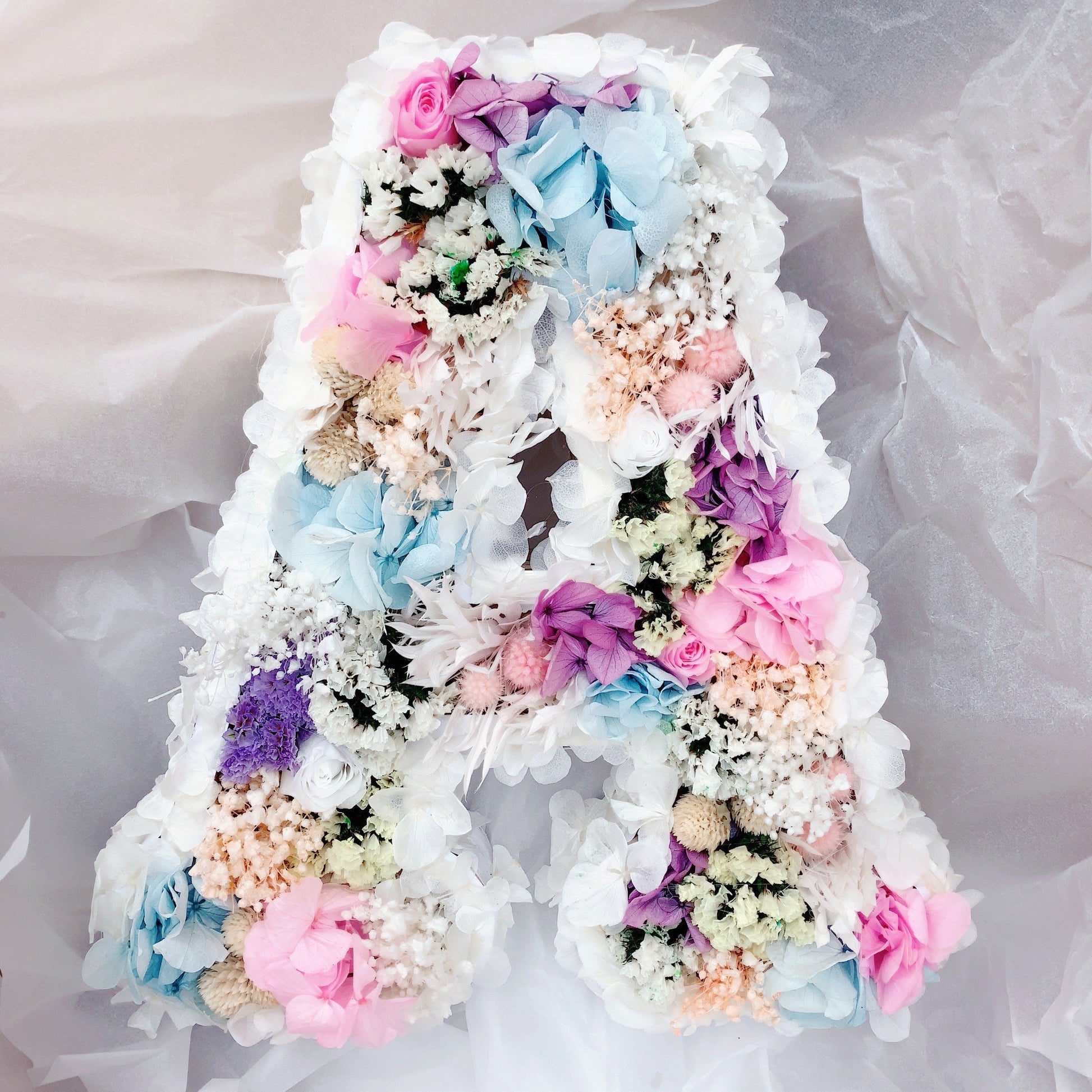 Las Letras de Rosas y Flores Preservadas