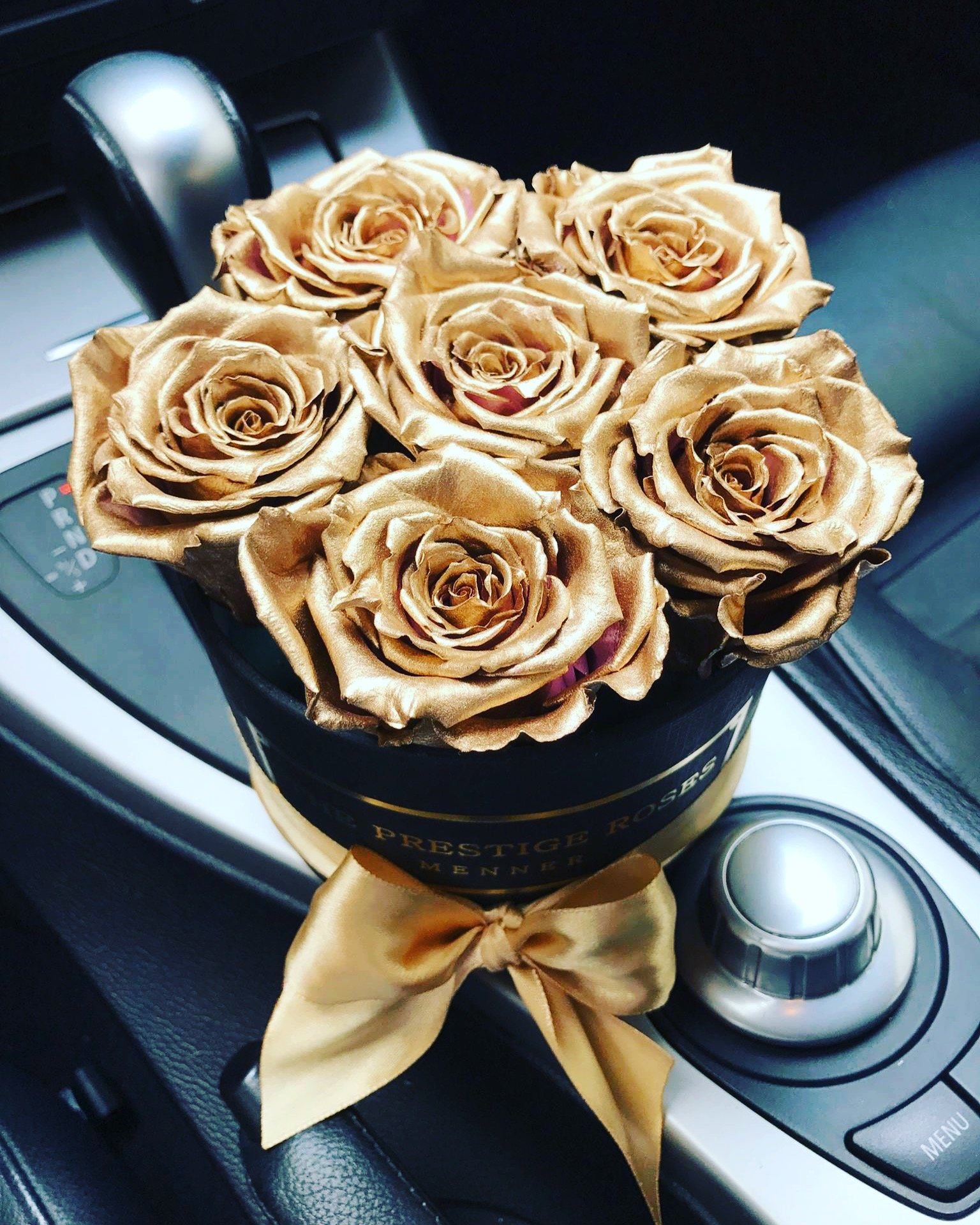 Colección Rosas Frescas  - Caja Mini Cilindro - The Prestige Roses España - The Prestige Roses Madrid