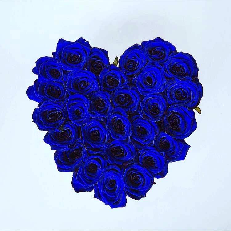 Rosas Azules Frescas - The Prestige Roses Madrid