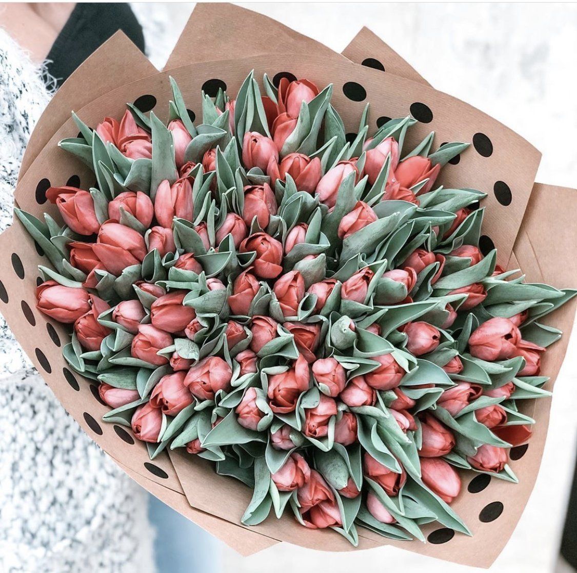 Ramo de tulipanes frescos perfecto para cumpleaños en Madrid