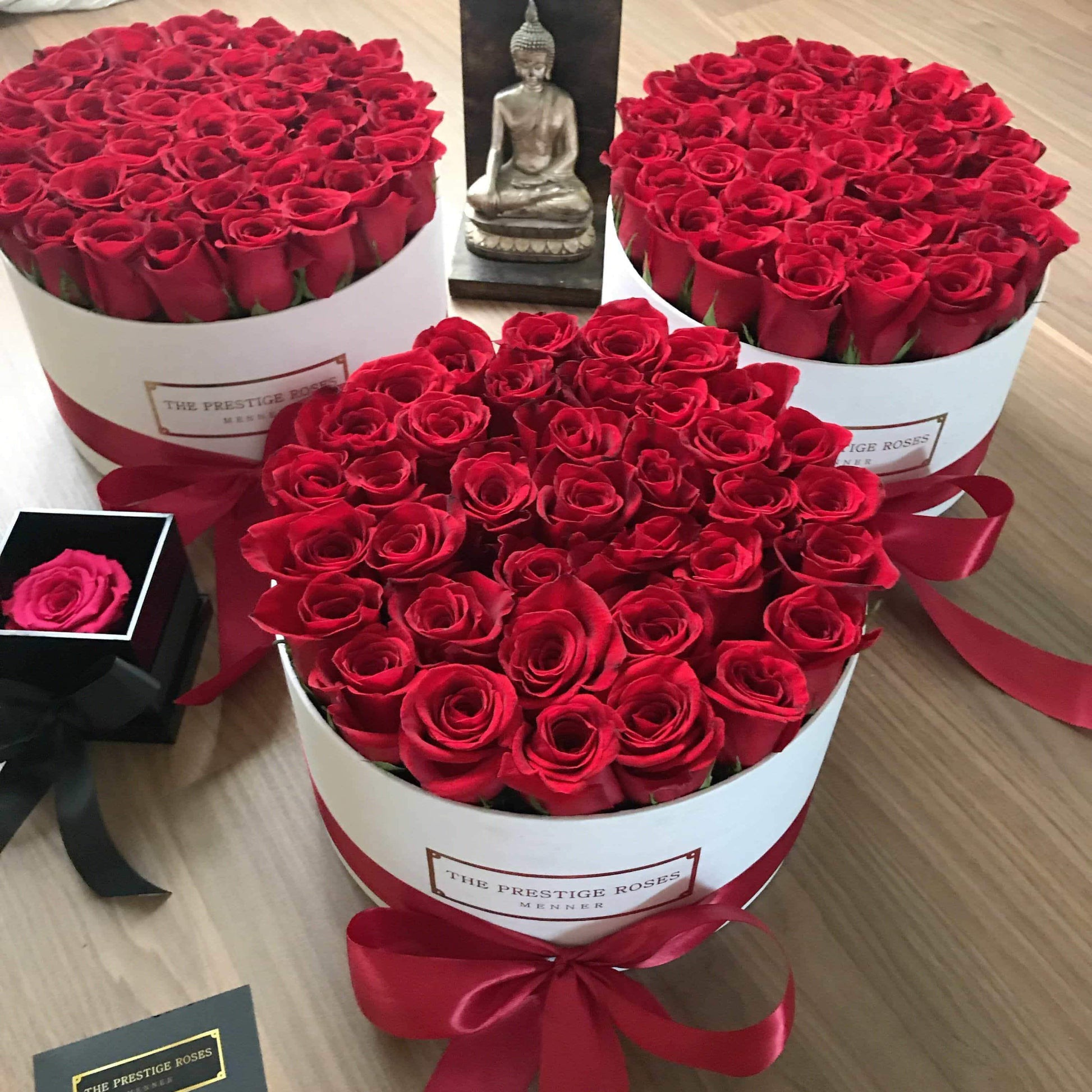 Colección Rosas Frescas  - Caja Grande Cilindro - The Prestige Roses España - The Prestige Roses Madrid