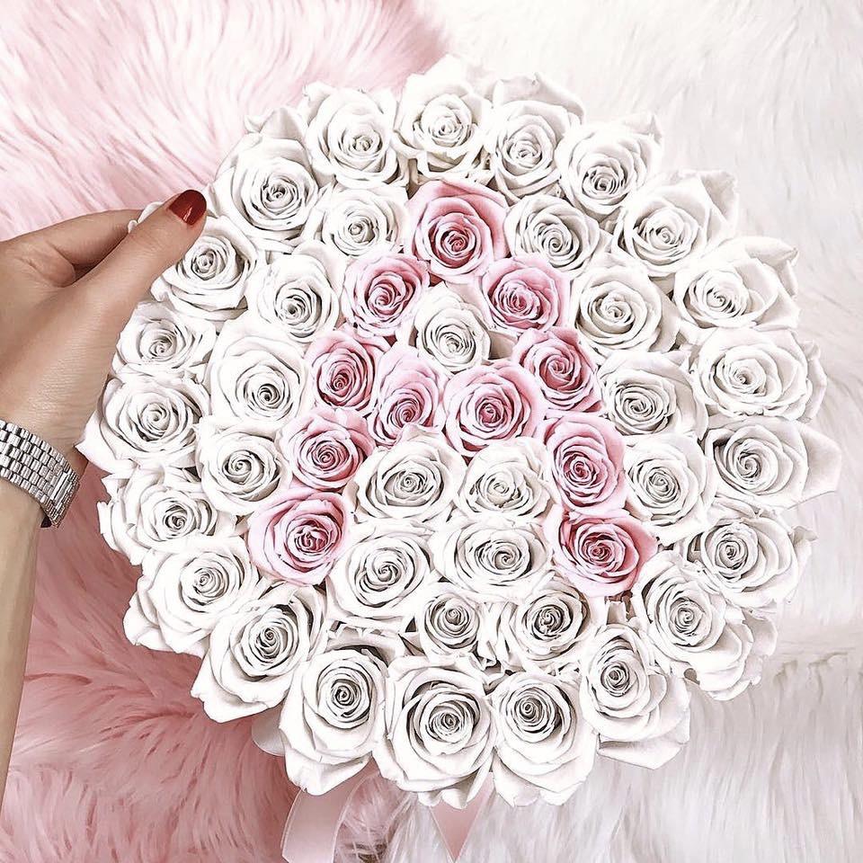 Coleccion Rosas Preservadas - Caja Luxury Grande - The Prestige Roses Espana - The Prestige Roses Madrid
