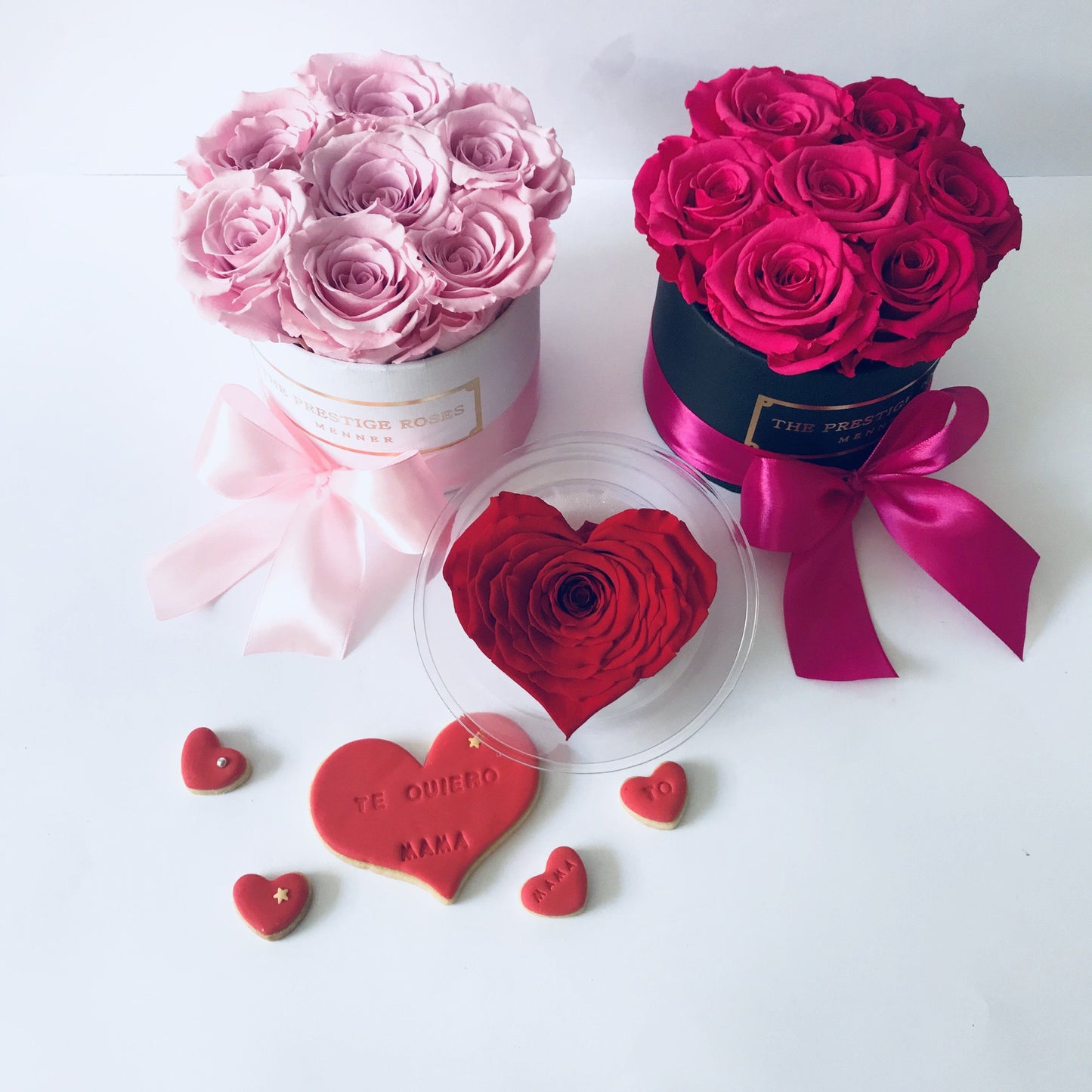 Colección Rosas Preservadas  - Rosa Corazón Preservada - The Prestige Roses España - The Prestige Roses Madrid
