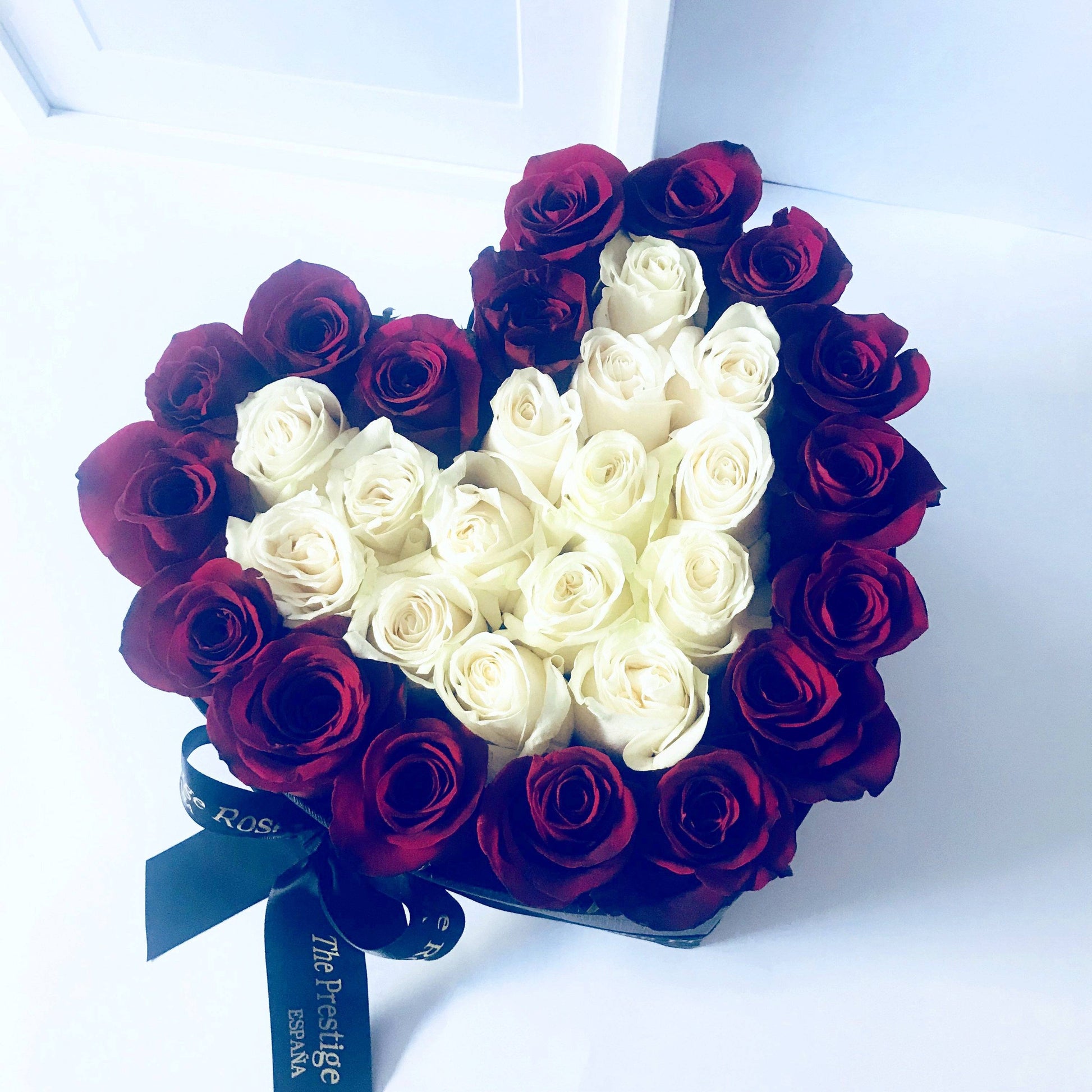 Colección Rosas Frescas  - Caja Forma de Corazón - The Prestige Roses España - The Prestige Roses Madrid
